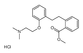 methyl 2-[2-[2-[2-(dimethylamino)ethoxy]phenyl]ethyl]benzoate,hydrochloride结构式