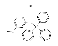 (3-methoxybenzyl)triphenylphosphonium bromide结构式