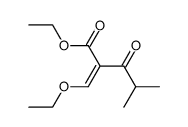(E/Z)-ethyl 2-(ethoxymethylene)-4-methyl-3-oxopentanoate Structure