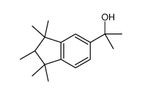 2,3-Dihydro-α,α,1,1,2,3,3-heptamethyl-1H-indene-5-methanol结构式