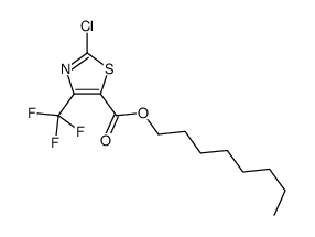 octyl 2-chloro-4-(trifluoromethyl)-1,3-thiazole-5-carboxylate Structure