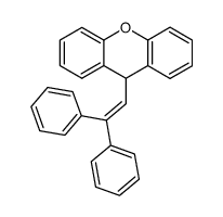 9-(2,2-diphenyl-vinyl)-xanthene Structure