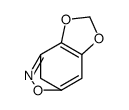 4,7-Methano-1,3-dioxolo[4,5-d][1,2]oxazepine(9CI)结构式
