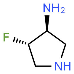 (3R,4R)-4-fluoropyrrolidin-3-amine Structure