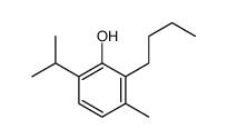 2-butyl-3-methyl-6-propan-2-yl-phenol Structure