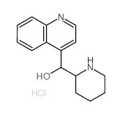 2-piperidyl-quinolin-4-yl-methanol结构式