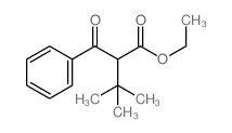 ethyl 2-benzoyl-3,3-dimethyl-butanoate structure