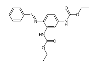 2,4-bis(ethoxycarbonylamino)azobenzene Structure