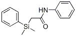 2-(Dimethylphenylsilyl)-N-phenylacetamide structure