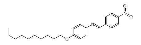 N-(4-decoxyphenyl)-1-(4-nitrophenyl)methanimine结构式