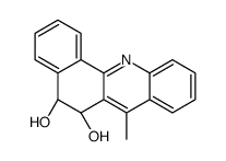 (5R,6R)-7-methyl-5,6-dihydrobenzo[c]acridine-5,6-diol结构式