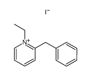 1-Ethyl-2-benzylpyridinium iodide Structure
