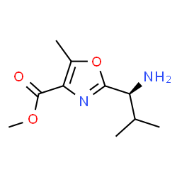 4-Oxazolecarboxylicacid,2-[(1S)-1-amino-2-methylpropyl]-5-methyl-,methylester(9CI) picture
