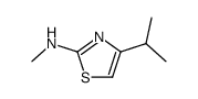 2-Thiazolamine,N-methyl-4-(1-methylethyl)- Structure