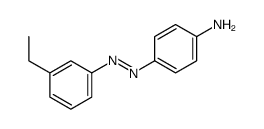 Benzenamine, 4-[(3-ethylphenyl)azo]- (9CI)结构式