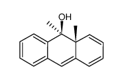 9,9a-dihydro-9,9a-dimethyl-9-anthracenol结构式