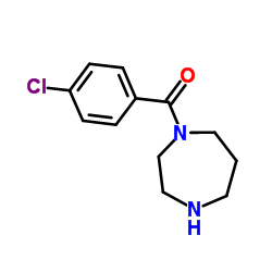 1-(4-chlorobenzoyl)-1,4-diazepane结构式