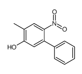 [1,1-Biphenyl]-3-ol,4-methyl-6-nitro-(9CI)结构式