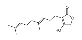 α-(4,8-dimethyl-3,7-nonadienyl)-β-hydroxybutenolide Structure