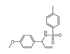 N-[1-(4-methoxyphenyl)prop-2-enyl]-4-methylbenzenesulfonamide Structure