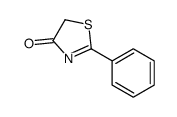 2-Phenyl-1,3-thiazol-4(5H)-one Structure