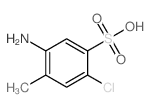 5-Amino-2-chloro-4-methylbenzenesulfonic acid Structure