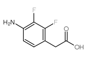 (4-amino-2,3-difluorophenyl)acetic acid Structure