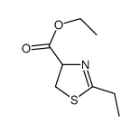 2-ethyl-4,5-dihydrothiazole-4-carboxylic acid ethyl ester结构式