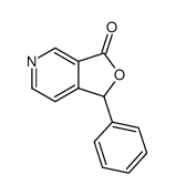 1-phenyl-1,3-dihydrofuro[3,4-c]pyridin-3-one结构式