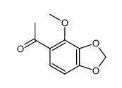 1-(4-methoxybenzo[d][1,3]dioxol-5-yl)ethanone结构式
