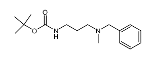 [3-(benzylmethylamino)propyl]carbamic acid tert-butyl ester Structure