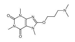 8-[3-(dimethylamino)propoxy]-1,3,7-trimethylpurine-2,6-dione Structure