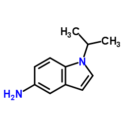 1-Isopropyl-1H-indol-5-amine Structure