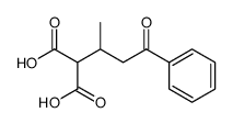 (1-methyl-3-oxo-3-phenyl-propyl)-malonic acid结构式
