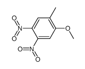 4,5-dinitro-2-methylanisole结构式