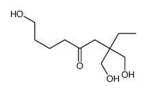 1-hydroxy-7,7-bis(hydroxymethyl)nonan-5-one结构式