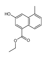 3-hydroxy-5-methylnaphthalene-1-carboxylic acid ethyl ester Structure
