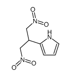 2-(1,3-dinitropropan-2-yl)-1H-pyrrole结构式