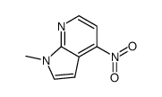 1-methyl-4-nitro-1H-pyrrolo[2,3-b]pyridine结构式