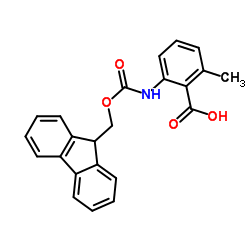 FMOC-2-AMINO-6-METHYLBENZOIC ACID structure