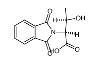 N,N-phthaloyl-DL-threonine Structure