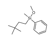 2-methoxy-2-phenyl-5,5-dimethyl-2-silahexane结构式