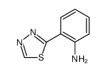 Benzenamine, 2-(1,3,4-thiadiazol-2-yl) Structure