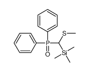 [diphenylphosphoryl(methylsulfanyl)methyl]-trimethylsilane结构式