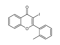 3-Iodo-2-(2-methylphenyl)-4H-chromen-4-one结构式