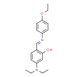(E)-5-(diethylamino)-2-(((4-ethoxyphenyl)imino)methyl)phenol picture