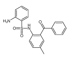 2-amino-N-(2-benzoyl-4-methylphenyl)benzenesulfonamide Structure