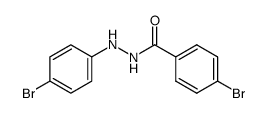 1-(p-bromobenzoyl)-2-(p-bromophenyl)hydrazine Structure