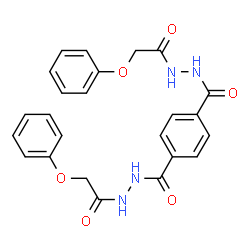 N'1,N'4-Bis(phenoxyacetyl)terephthalohydrazide Structure