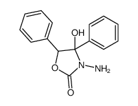 3-amino-4-hydroxy-4,5-diphenyl-1,3-oxazolidin-2-one Structure